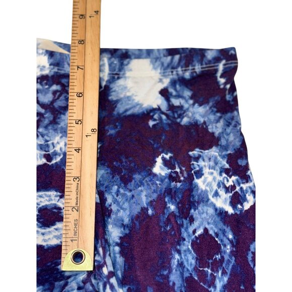 Loveappella Womens Tie-Dye Leggings Small Rayon/Spandex Blend - Picture 7 of 9